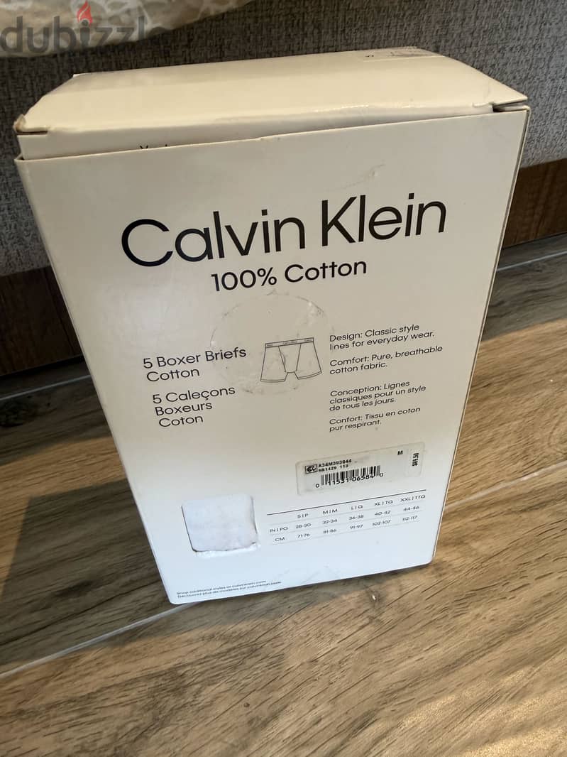 Calvin Klein cotton boxer brief 100% cotton 3