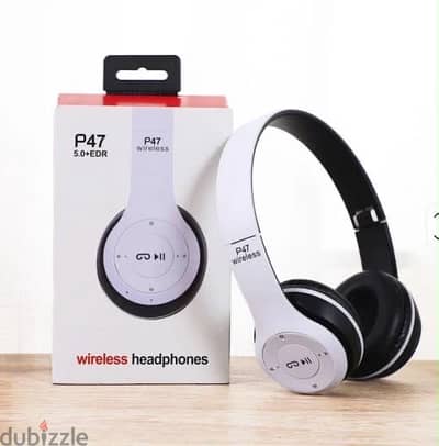 New P47 Wireless Headphones (Bluetooth / FM / AUX)