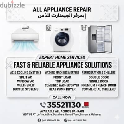 Professional Home Appliance Repair Services Across Bahrain
