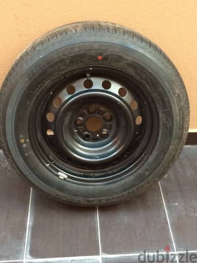 Tire with Rim for Sale Brand: Bridgestone