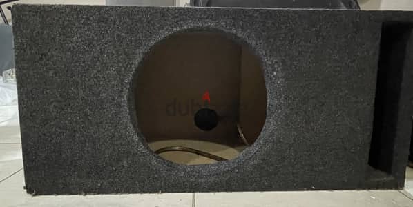 SUBWOOFER BOX + AMP SONY