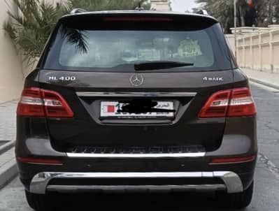 Mercedes-Benz 4 matic ML 400 2015 with two original keys