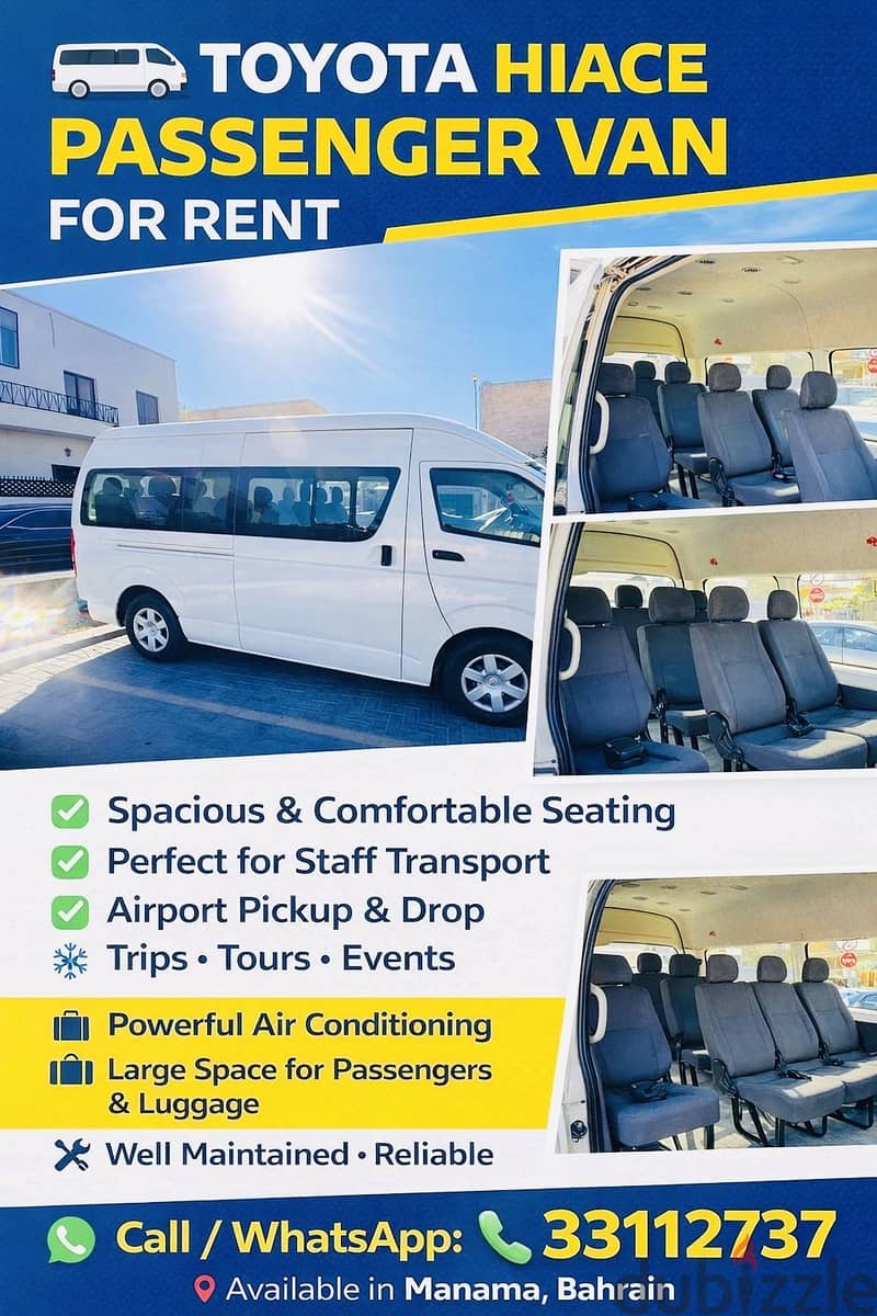 BUSES FOR RENT باص للإيجار تيوتا 33112737 3