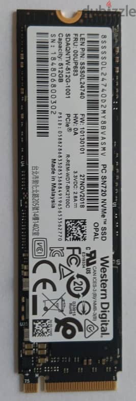 WD 512 GB