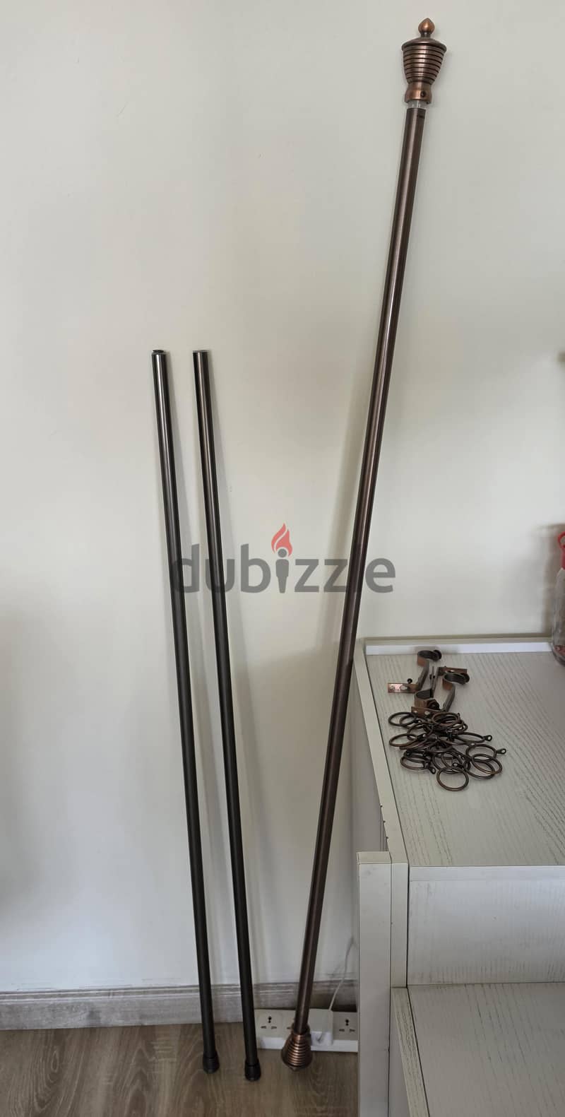 Curtains Hanging Flexible Sticks and Fittings 1