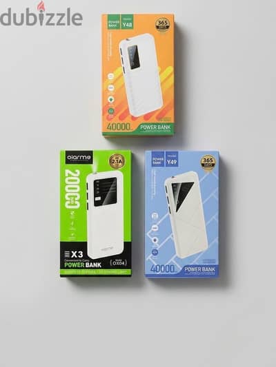 High-Capacity power bank collection | 40000mAh & 20000mAh FastCharging