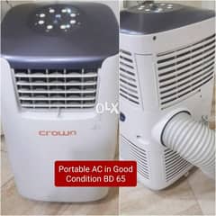 Crown Portable ac For sale in good condition with Delivery 0