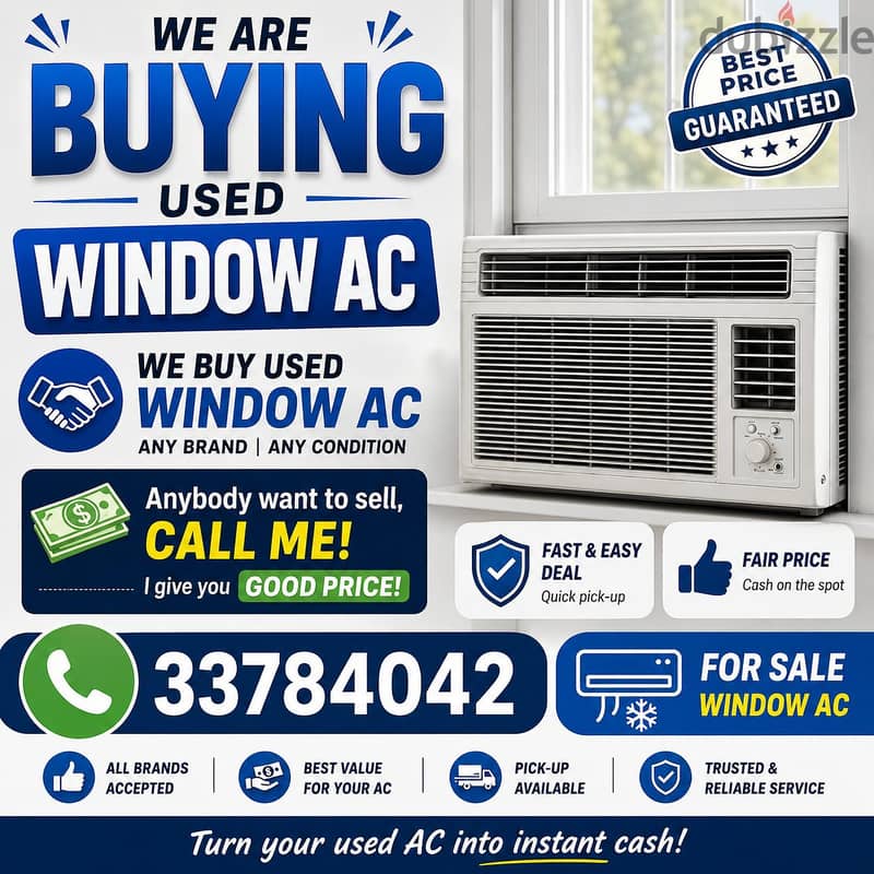 we r buying all kind window AC good price 1