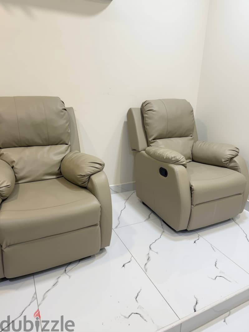 2 Recliner Sofas for Sale – Excellent Condition 1