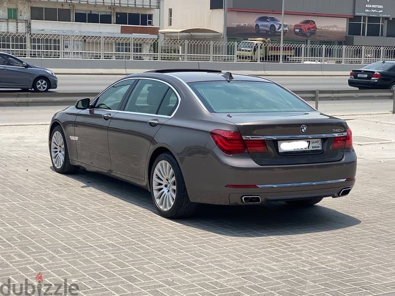 BMW 740Li 2014 Brown 7