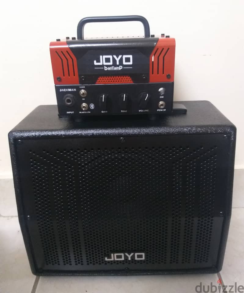 JOYO BanTamP JackMan Solid State Tube Amp Head w/ Joyo BantCab Speaker 2