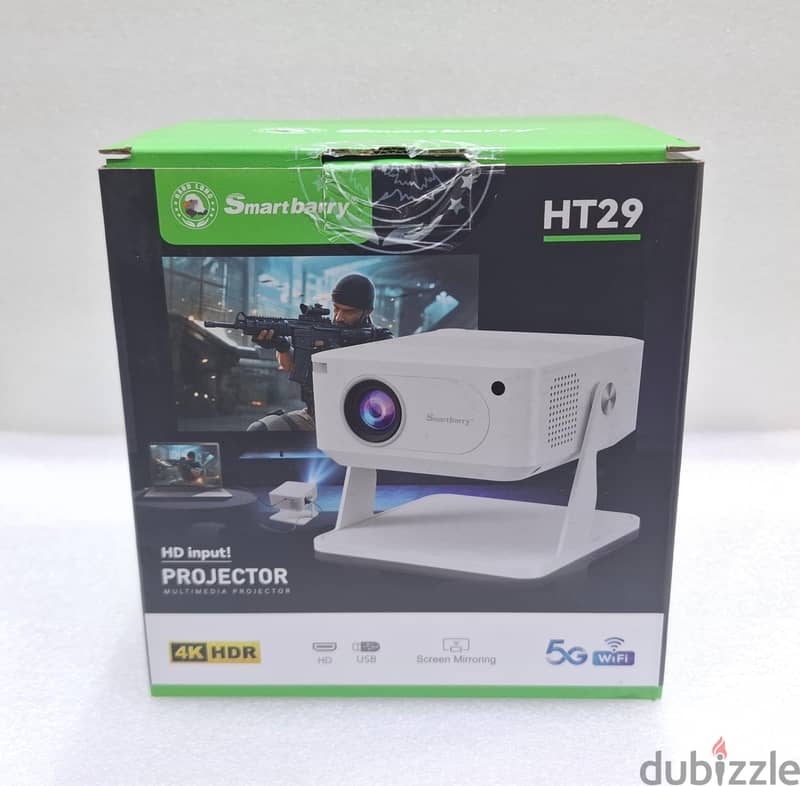 Brand New Smart Android WIFI Projector Youtube & Mobile Screen Sharing 1