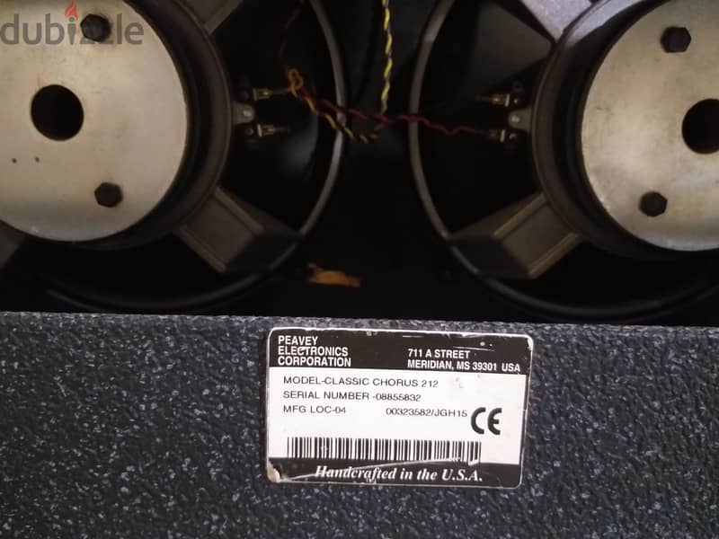 PEAVEY CLASSIC CHORUS 212 150-WATT STEREO COMBO AMPLIFIER 5