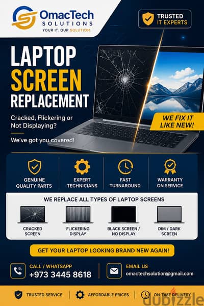 Laptop Screen Replacement