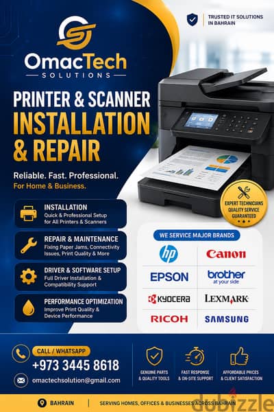 Printer and Scanner Installation and Repair