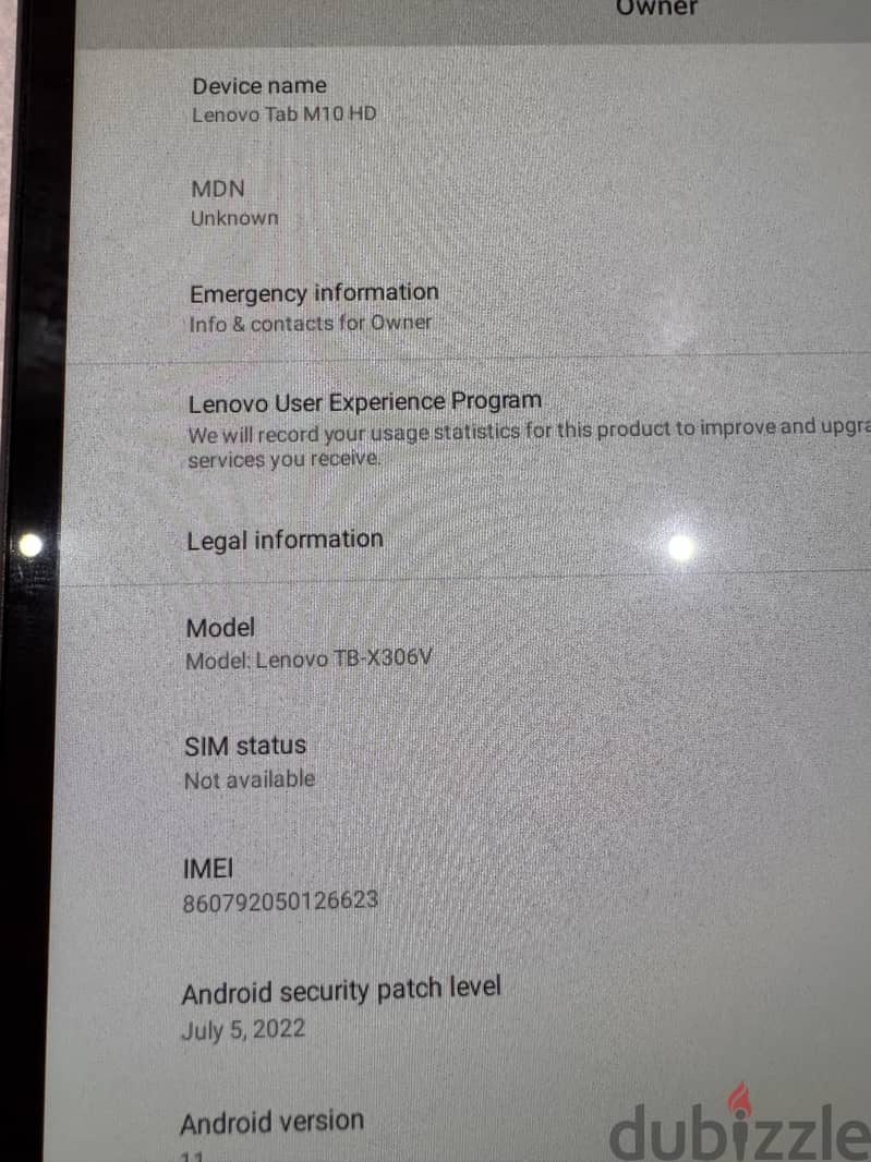 lenovo Tab 30bd 3