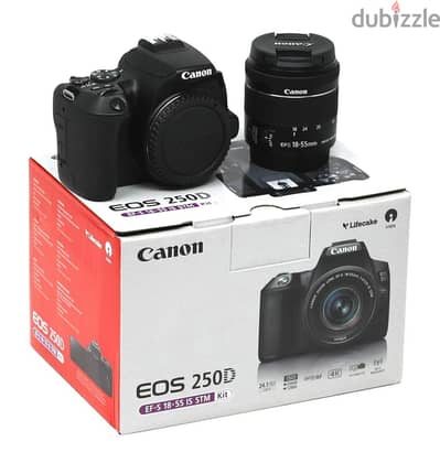 Canon EOS 250D + 18-55mm Kit Lens
