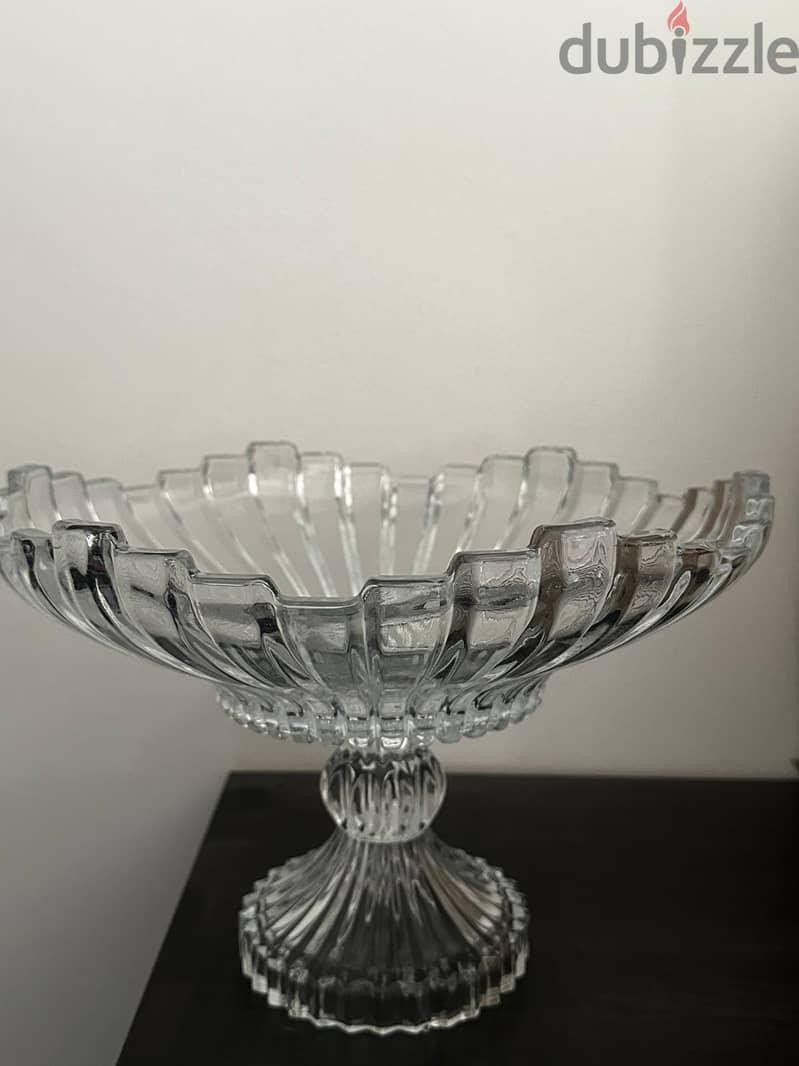 Glass serving dish from Milan. 1