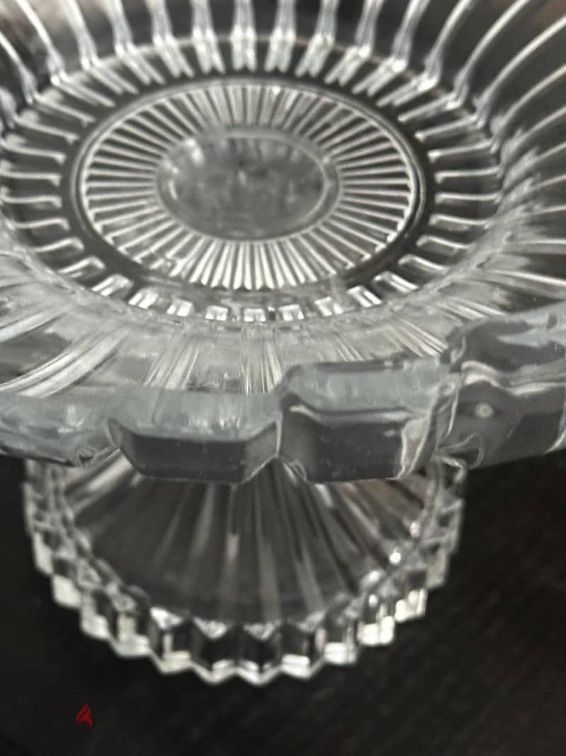 Glass serving dish from Milan. 3