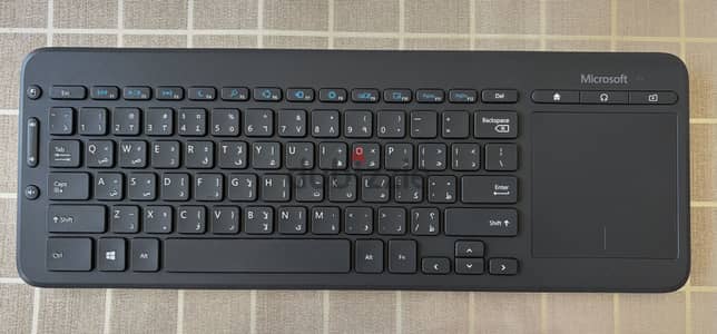 Microsoft wireless keyboard with inbuilt track pad