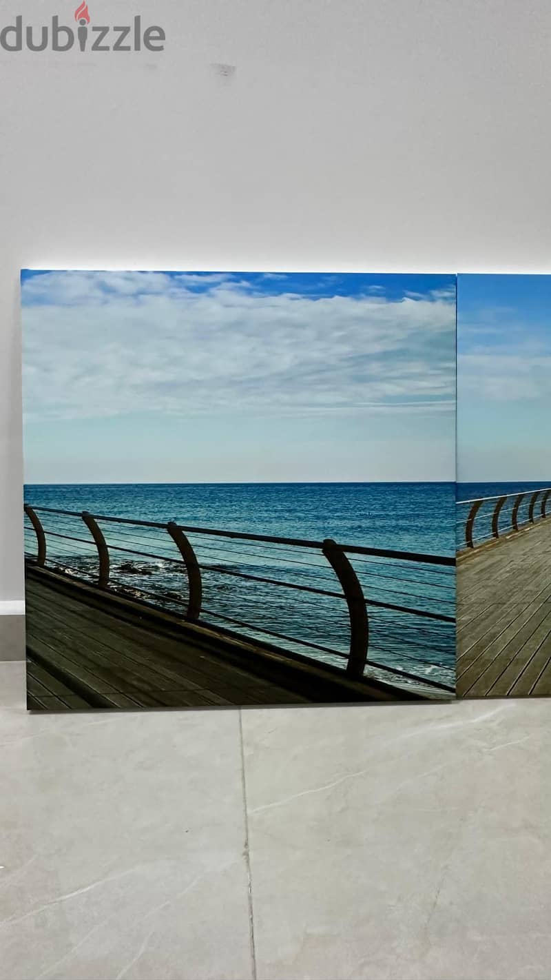 three-piece sea-themed wall art 2