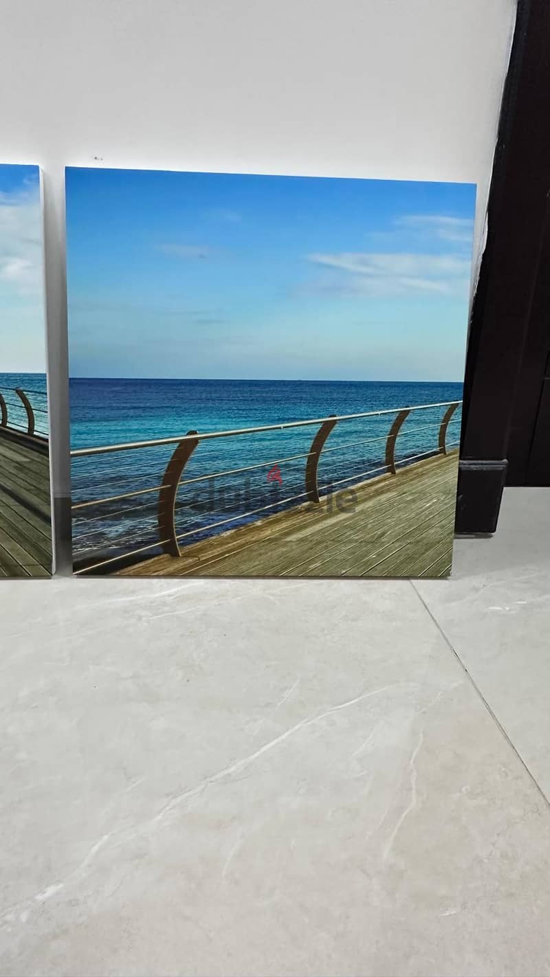 three-piece sea-themed wall art 4