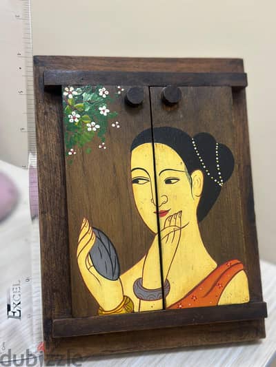 Vintage Wooden Mirror