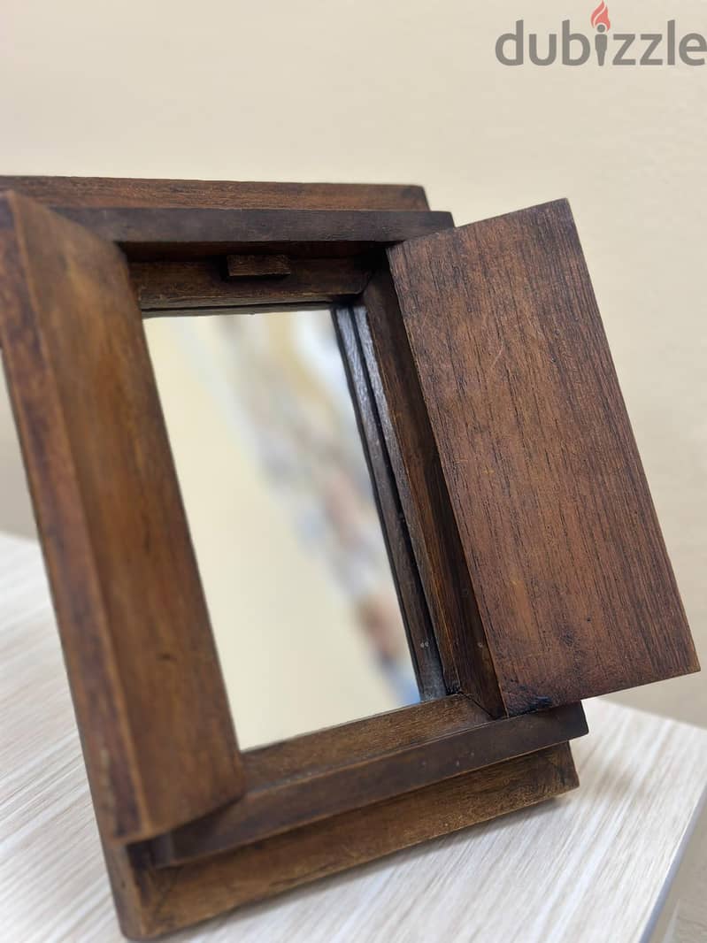 Vintage Wooden Mirror 2
