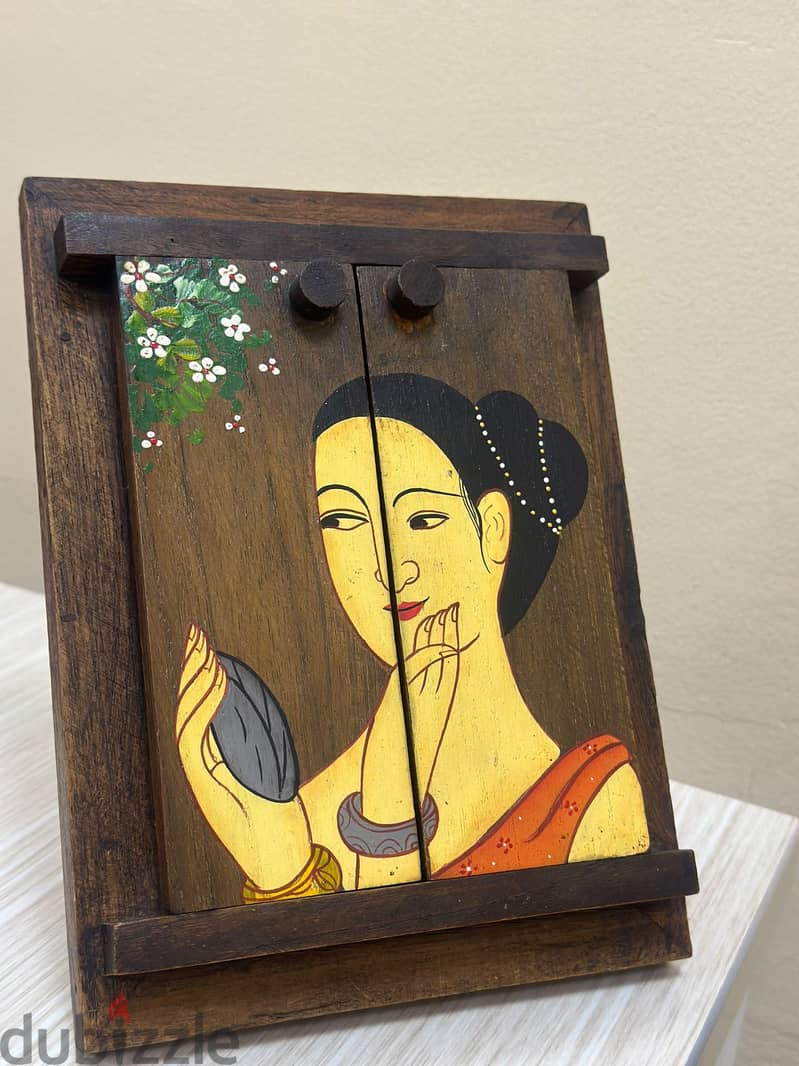 Vintage Wooden Mirror 6