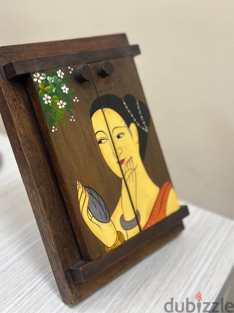 Vintage Wooden Mirror 8