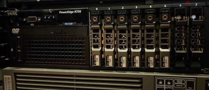 DELL PowerEdge R720 Rackmount Server + Rare Official Rails