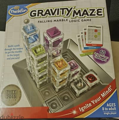 Gravity maze falling marble logic game