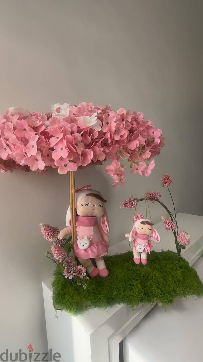 Handmade Baby Flower Stand 1