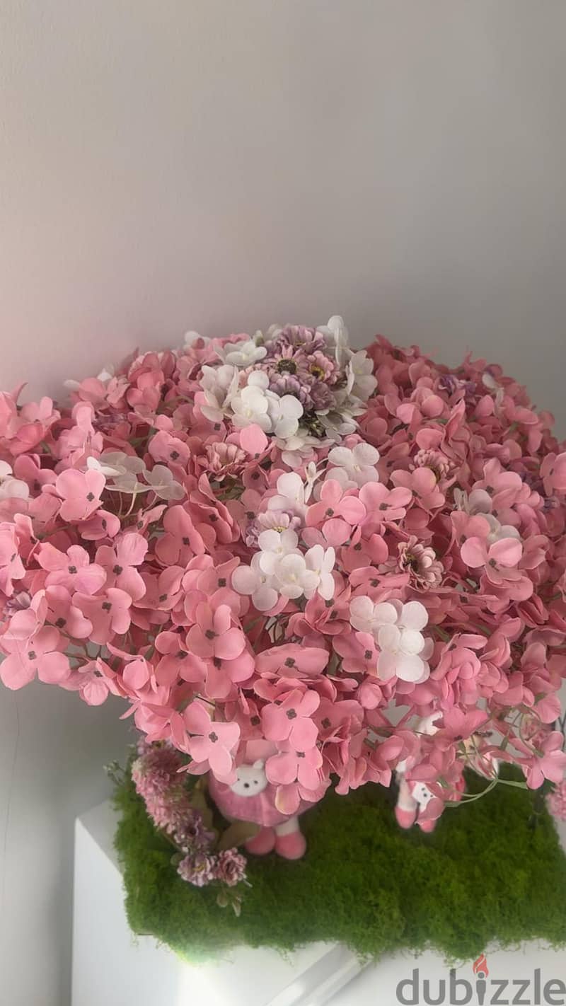 Handmade Baby Flower Stand 2