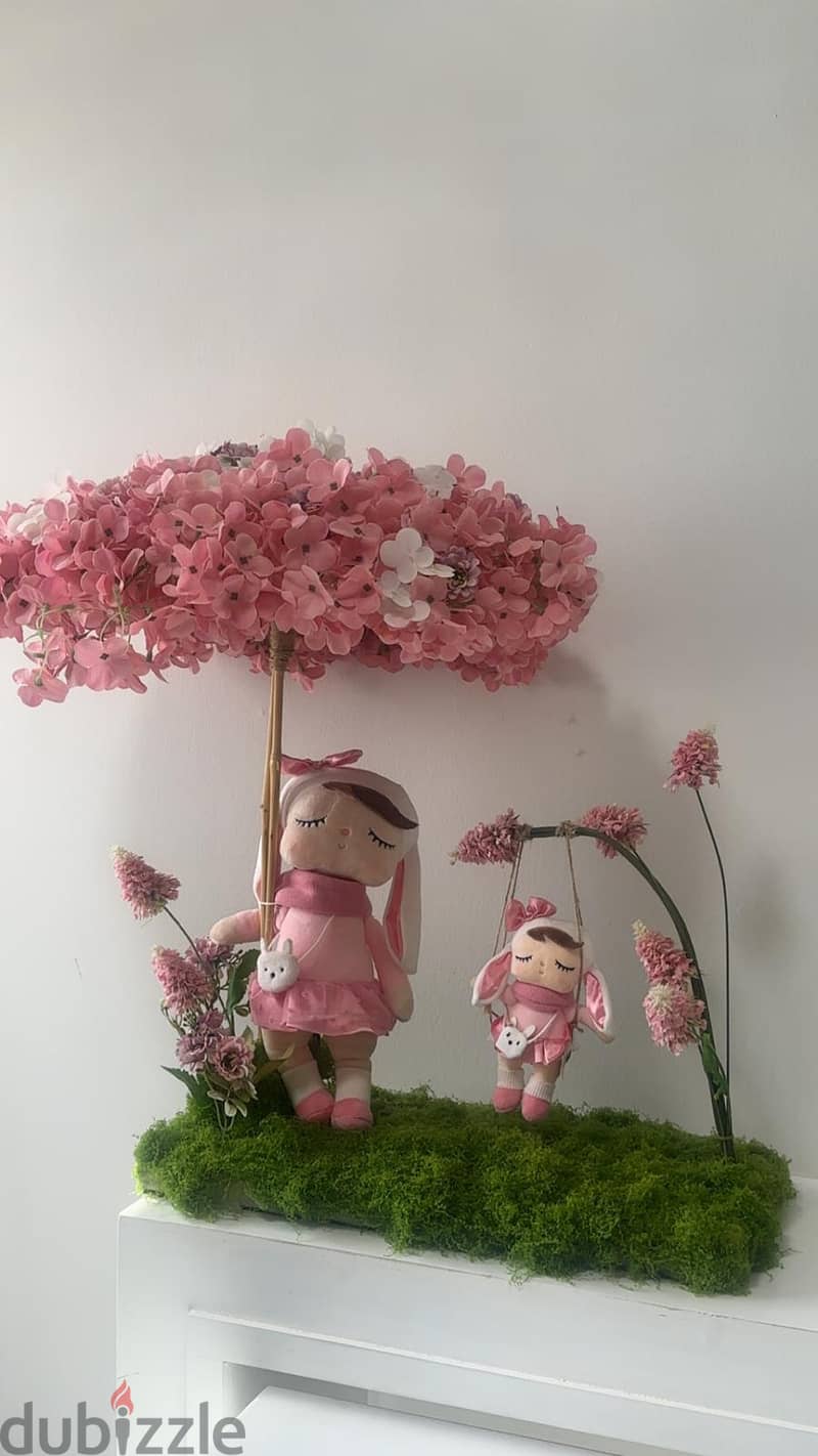 Handmade Baby Flower Stand 3