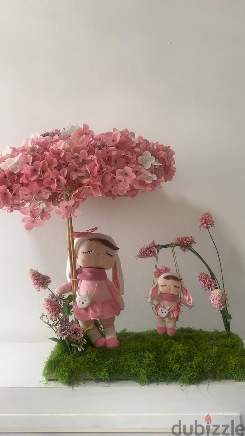 Handmade Baby Flower Stand 4