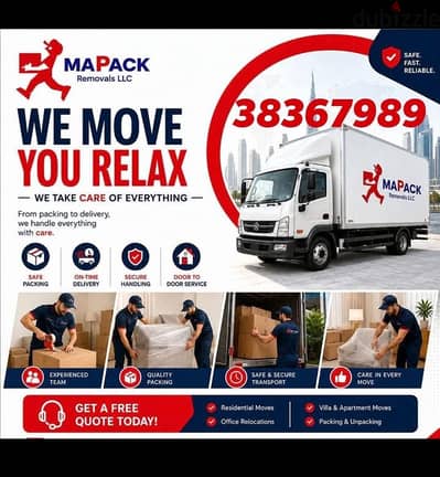 Movers packers Bahrain Villa Apartment Flat store etc