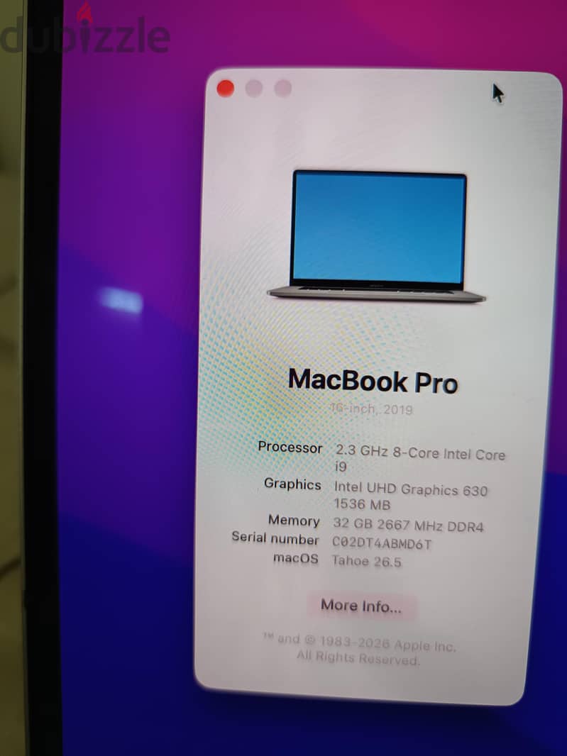 MacBook Pro 16 inch for Sale 1