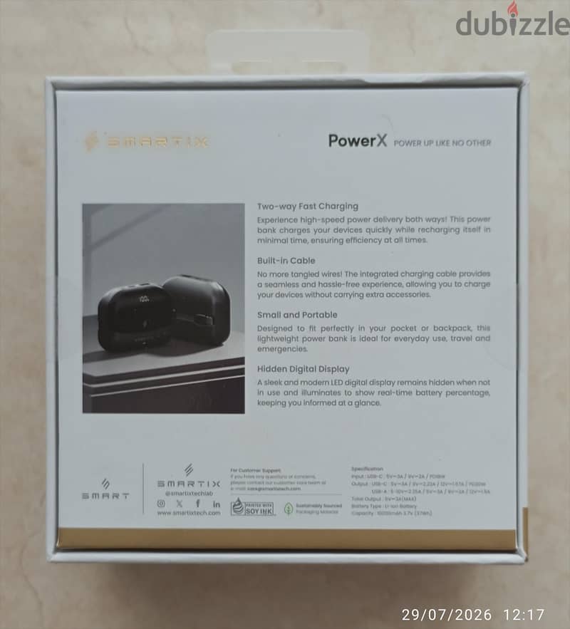 For Sale brand new sealed Smartix PowerX Premium Power Bank 1