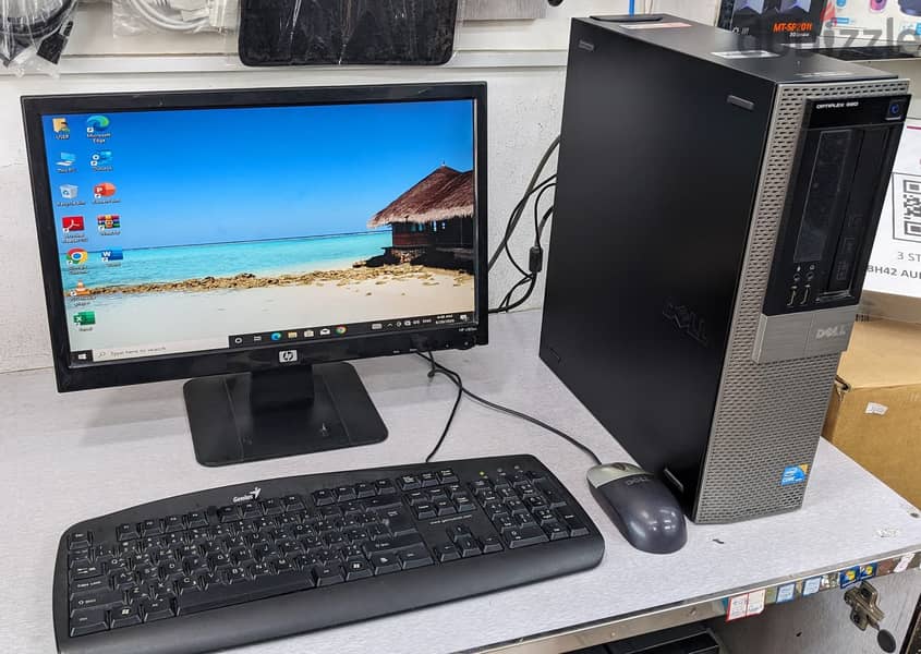 DELL i5 Computer Set 8GB Ram 500GB HDD With 19" Monitor Win & Office R 2