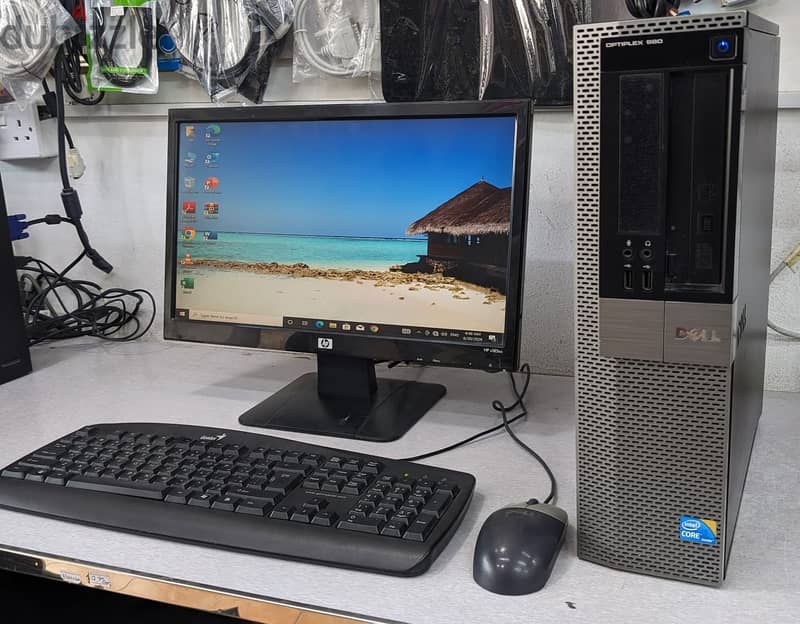 DELL i5 Computer Set 8GB Ram 500GB HDD With 19" Monitor Win & Office R 3