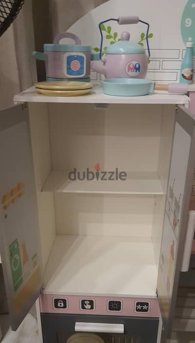 Kids Wooden Kitchen Play Set – Excellent Condition