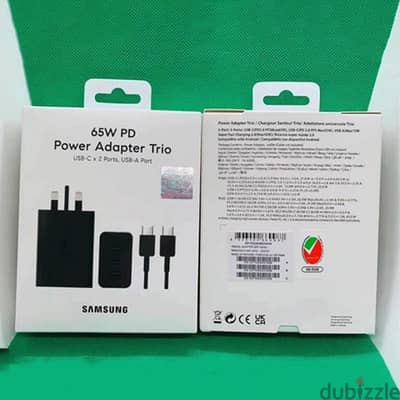 Samsung 65W PD Power Adapter Trio with wire