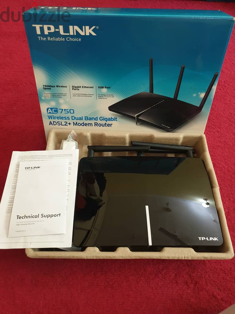 TP-Link Archer D2 AC750 Modem Router 2