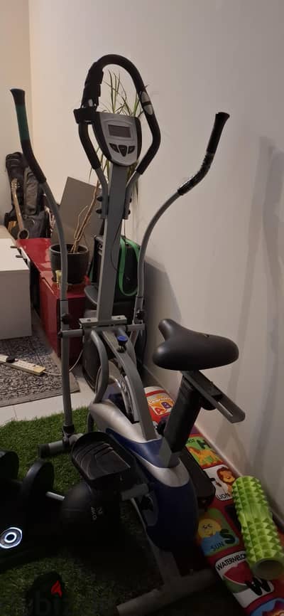 Cross trainer machine