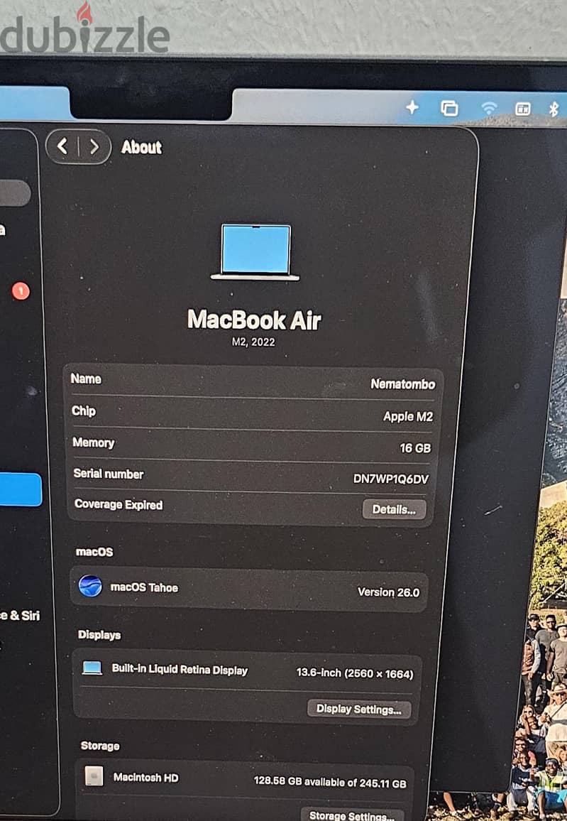 Macbook M2 6