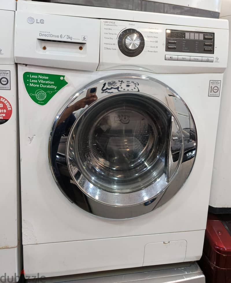 LG 6KG Washer 3KG Drayer Good Condition Excellent Working 58BD 1