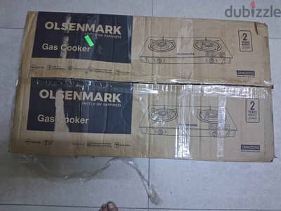 OLSENMARK -Gas cooker frame with 2 burner, single family use- with box