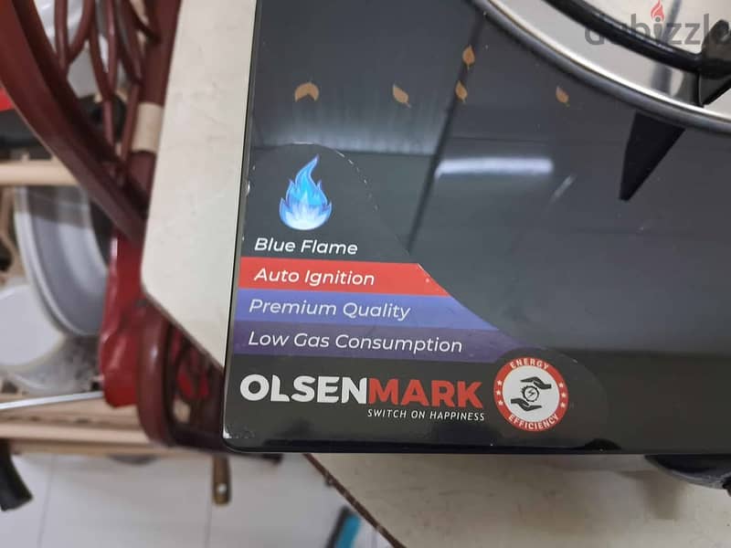 OLSENMARK -Gas cooker frame with 2 burner, single family use- with box 2