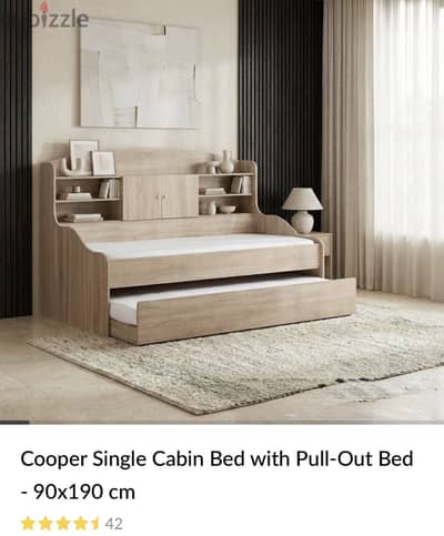 Single double bed